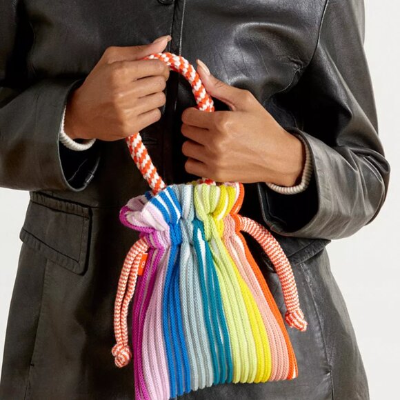 Verloop Candy Stripe Mini Tote Bag (Gently Used) - Picture 13 of 13